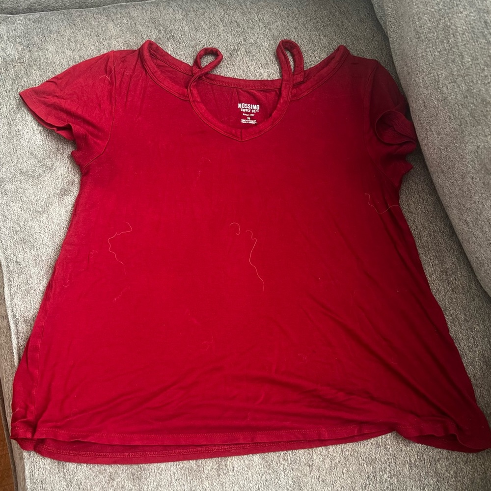 Red t shirt